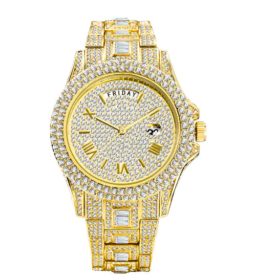 Men's Luxury Crystal Watch