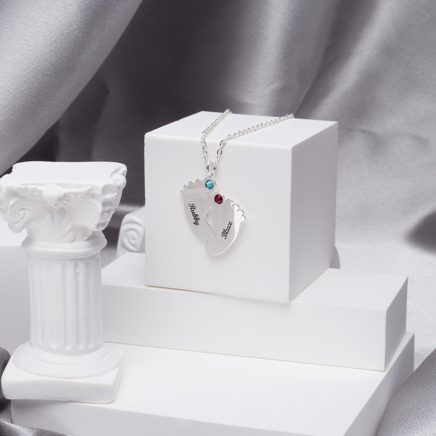 Footprint Necklace