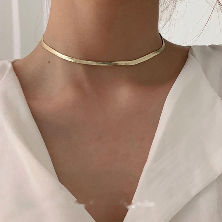 European and American minimalist necklace women