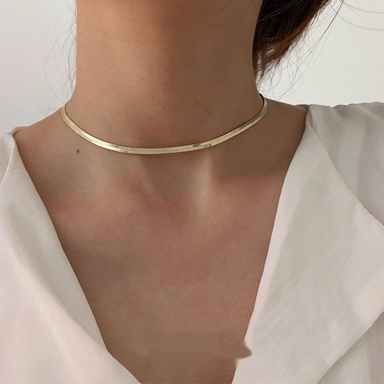 European and American minimalist necklace women