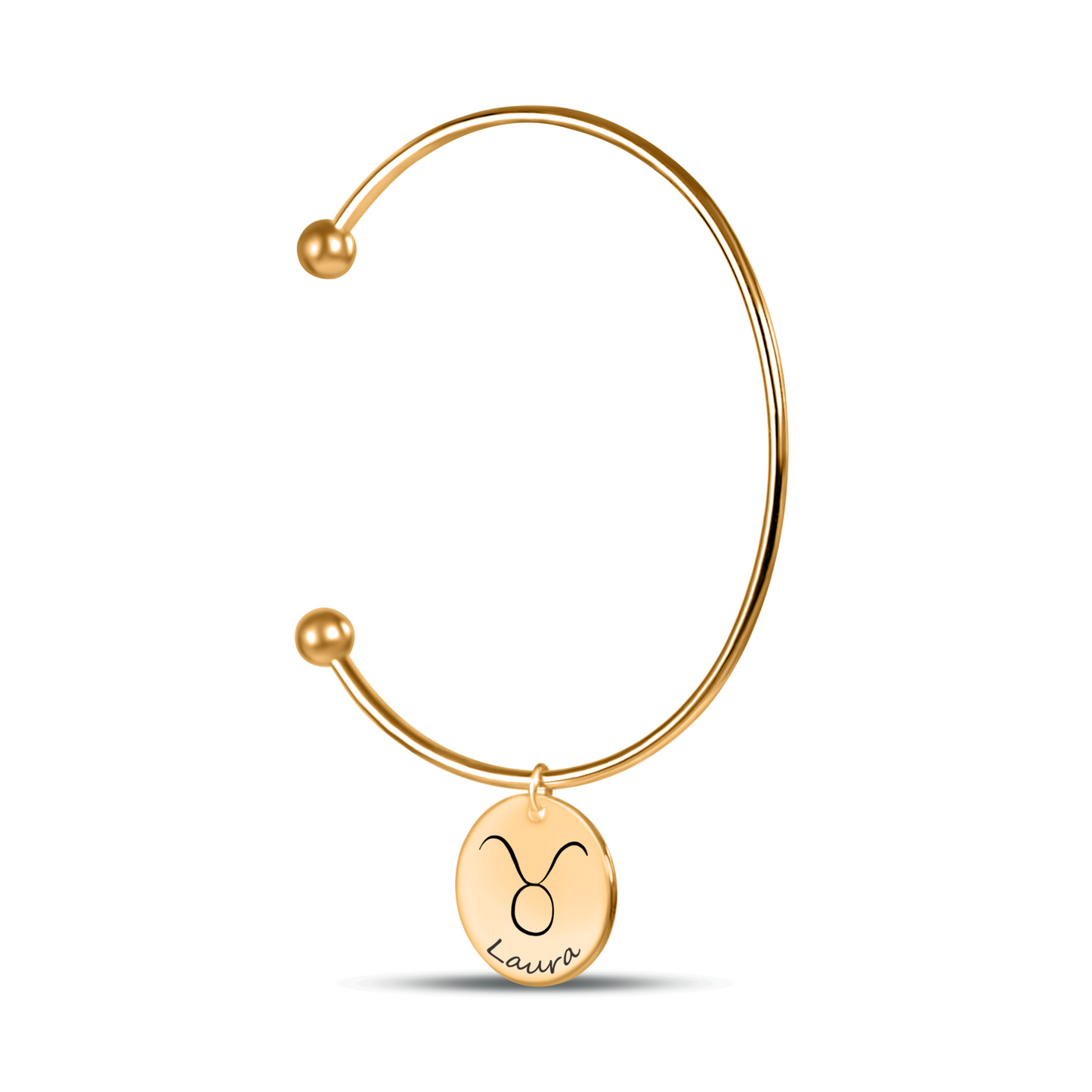 Zodiac Sign Bangle Bracelet