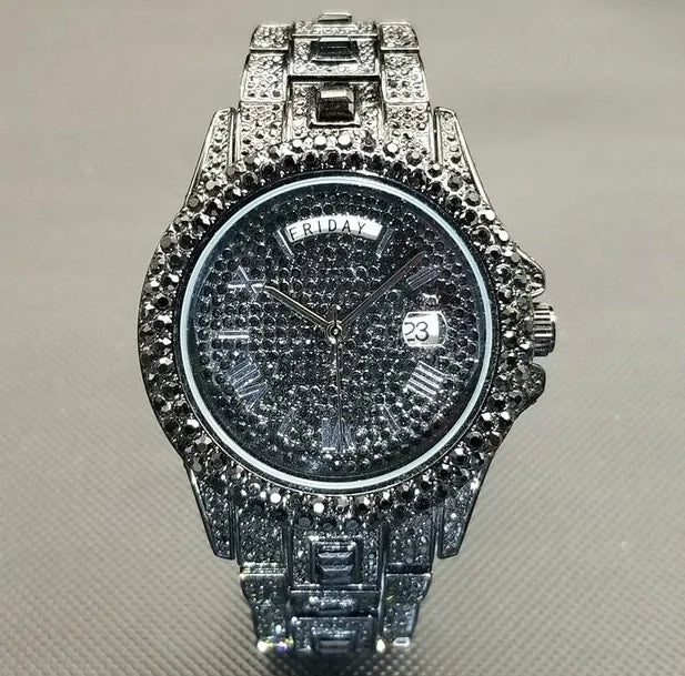 Men's Luxury Crystal Watch