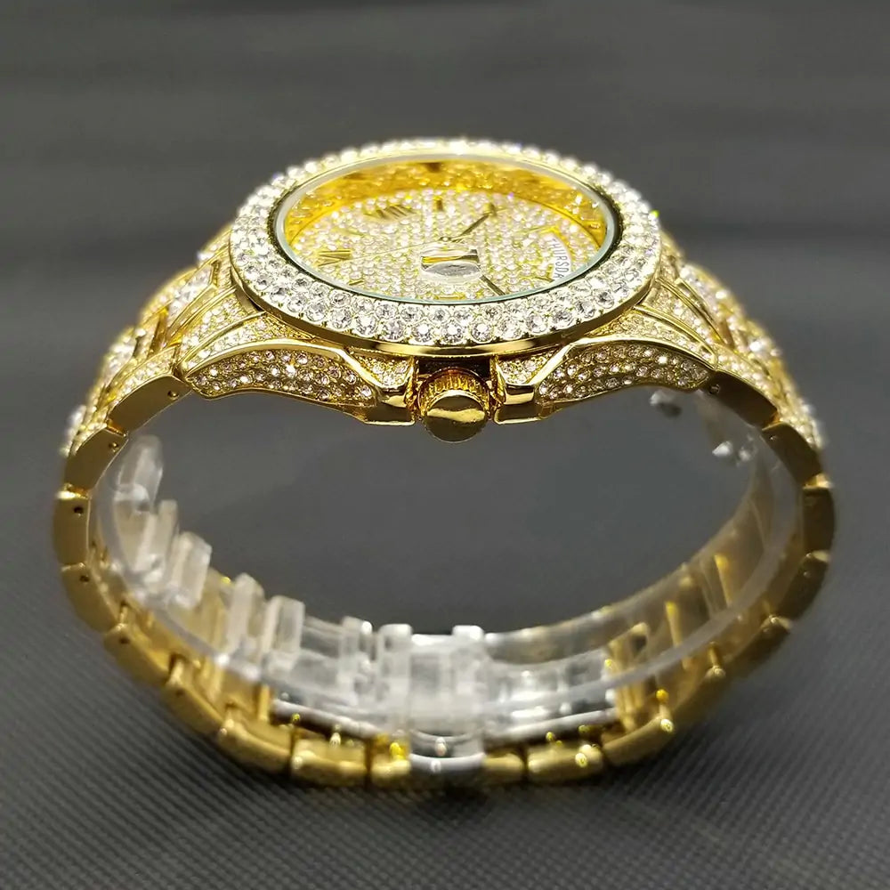 Men's Luxury Crystal Watch