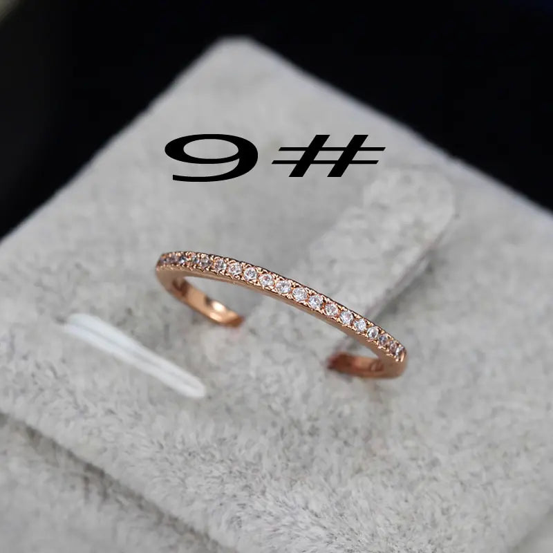 Exquisite Rose Gold Jewelry - Bracelet Ring