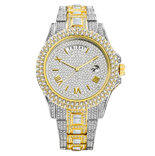 Men's Luxury Crystal Watch