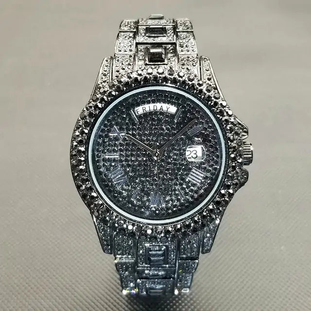 Men's Luxury Crystal Watch