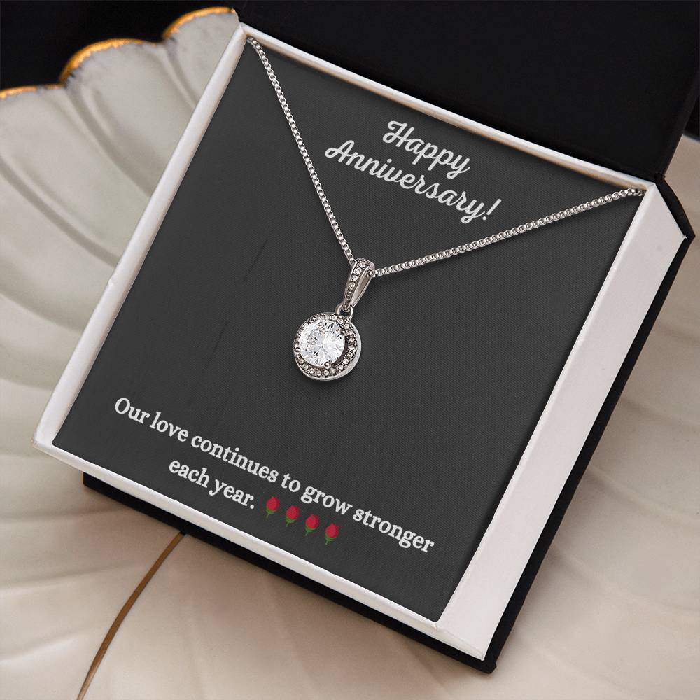 Alluring Beauty Necklace with Anniversary message - Exquisite Design | Perfect Gift for Style Enthusiasts - gift for her, Necklace, girlfriend gift, to my daughter, necklace gift, gift for wife ππ±ββοΈππ©π