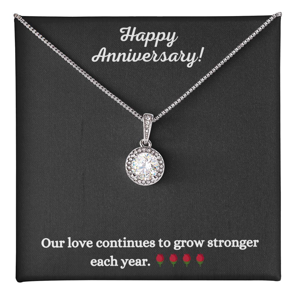 Alluring Beauty Necklace with Anniversary message - Exquisite Design | Perfect Gift for Style Enthusiasts - gift for her, Necklace, girlfriend gift, to my daughter, necklace gift, gift for wife ππ±ββοΈππ©π