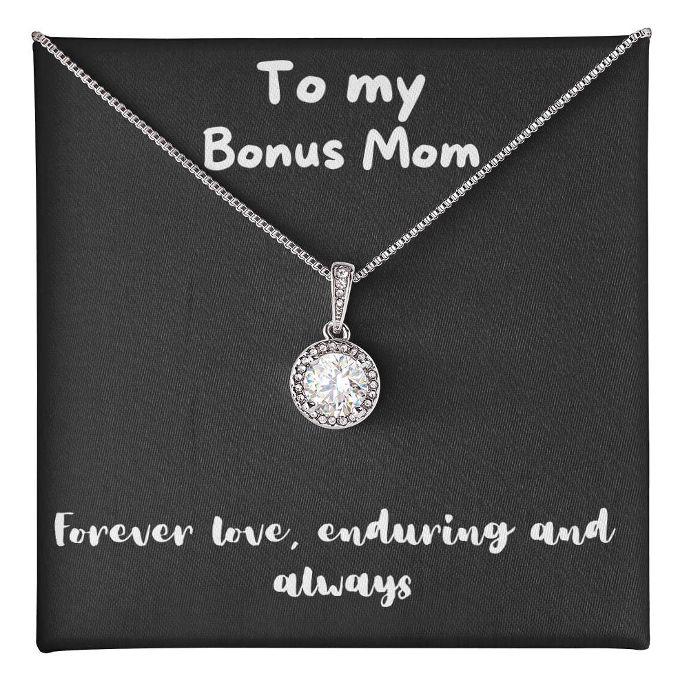 Eternal Hope Necklace - with message to Bonus Mom -Abundance, Wisdom, classy necklace, unique jewelry, gifts ideas for her, birthday gift, Christmas Gift, mothers day gift ππ±ββοΈππ©π