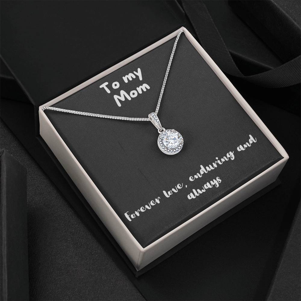 Eternal Hope Necklace - with message to Mom -Abundance, Wisdom, classy necklace, unique jewelry, gifts ideas for her, birthday gift, Christmas Gift, mothers day gift ππ±ββοΈππ©π