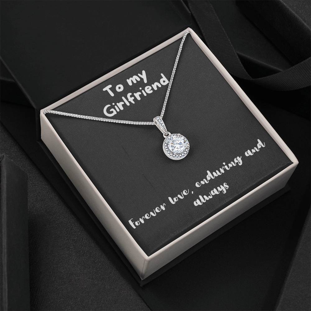 Eternal Hope Necklace - with message to Girlfriend -Abundance, Wisdom, classy necklace, unique jewelry, gifts ideas for her, birthday gift, Christmas Gift, mothers day gift ππ±ββοΈππ©π