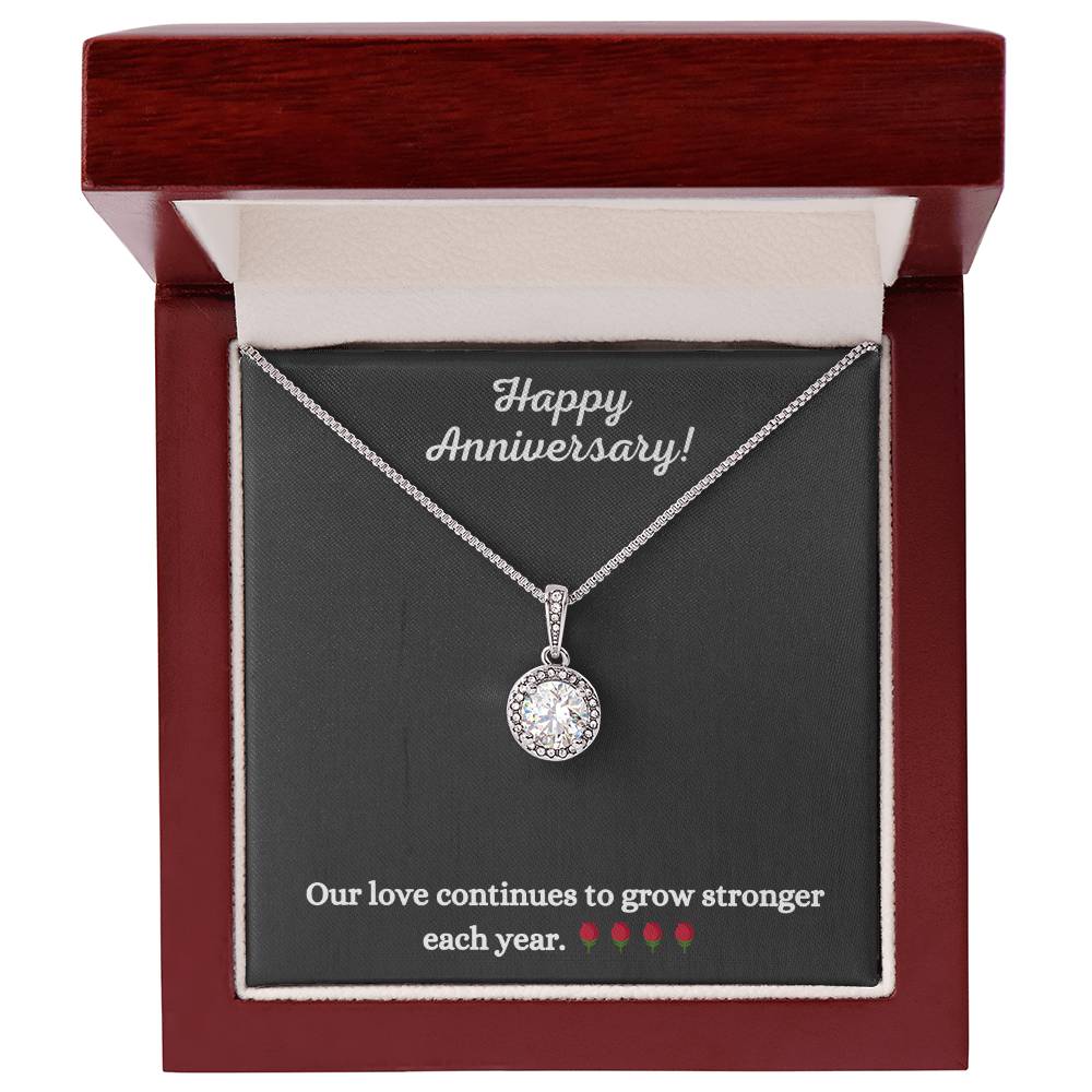 Alluring Beauty Necklace with Anniversary message - Exquisite Design | Perfect Gift for Style Enthusiasts - gift for her, Necklace, girlfriend gift, to my daughter, necklace gift, gift for wife ππ±ββοΈππ©π