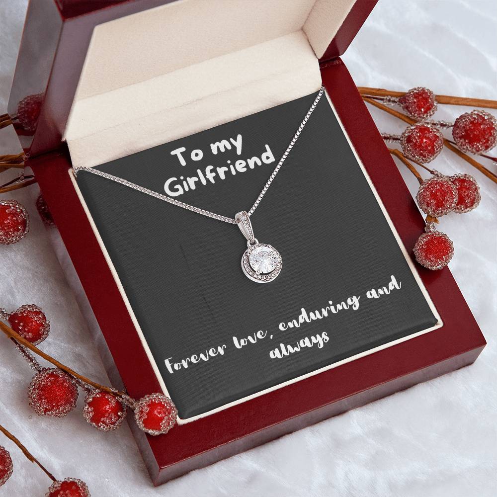 Eternal Hope Necklace - with message to Girlfriend -Abundance, Wisdom, classy necklace, unique jewelry, gifts ideas for her, birthday gift, Christmas Gift, mothers day gift ππ±ββοΈππ©π