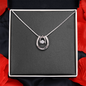 Lucky In Love Necklace - lucky charm, gift for mom, birthday gift, minimalist jewelry, dainty Jewelry, christmas gift, mother's day, valentine's day🎁👩💎👱♀️🎁