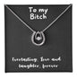 Lucky In Love Necklace - lucky charm, gift for mom, birthday gift, minimalist jewelry, dainty Jewelry, christmas gift, mother's day, valentine's day🎁👩💎👱♀️🎁