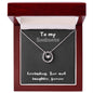 Lucky In Love Necklace with message to Soulmate - lucky charm, gift for mom, birthday gift, minimalist jewelry, dainty Jewelry, christmas gift, mother's day, valentine's day🎁👩💎👱♀️🎁