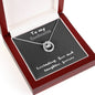 Lucky In Love Necklace with message to Soulmate - lucky charm, gift for mom, birthday gift, minimalist jewelry, dainty Jewelry, christmas gift, mother's day, valentine's day🎁👩💎👱♀️🎁