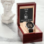 Openwork Watch with message to your dad - Christmas gift, gift for father, father's day
