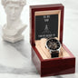 Openwork Watch with message to your dad - Christmas gift, gift for father, father's day
