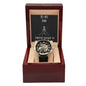 Openwork Watch with message to your dad - Christmas gift, gift for father, father's day