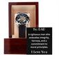 Men's Openwork Watch - Dad - righteous, integrity, fairness, morality, love you