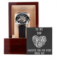 Openwork Watch with message to your dad - Christmas gift, gift for father, father's day