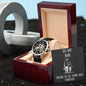 Openwork Watch with message to your dad - Christmas gift, gift for father, father's day