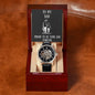 Openwork Watch with message to your dad - Christmas gift, gift for father, father's day
