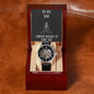 Openwork Watch with message to your dad - Christmas gift, gift for father, father's day