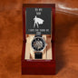 Openwork Watch with message to your dad - Christmas gift, gift for father, father's day
