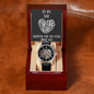 Openwork Watch with message to your dad - Christmas gift, gift for father, father's day