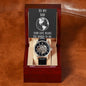 Openwork Watch with message to your dad