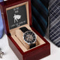 Openwork Watch with message to your dad - Christmas gift, gift for father, father's day