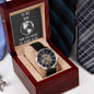 Openwork Watch with message to your dad