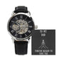 Openwork Watch with message to your dad - Christmas gift, gift for father, father's day