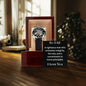 Men's Openwork Watch - Dad - righteous, integrity, fairness, morality, love you