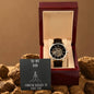 Openwork Watch with message to your dad - Christmas gift, gift for father, father's day