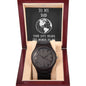 Wooden Watch with message to your dad - Christmas gift, gift for father, Father's Day