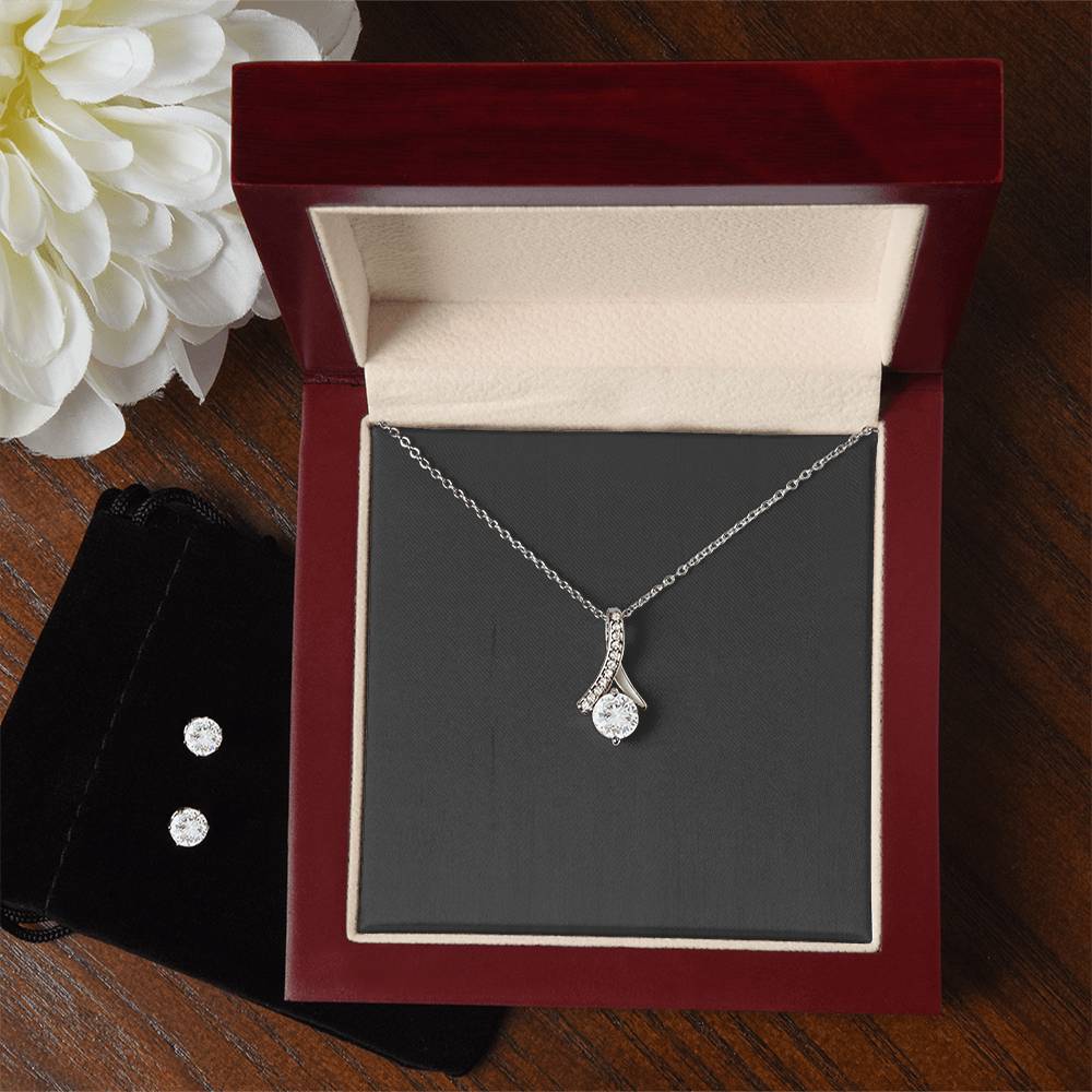 Alluring Beauty Necklace Earring set- Radiant Charm and Timeless Style | Ideal Accessory for Every Occasion