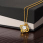 Enchanting Love Knot Necklace: Timeless Symbol of Love with Intricate Design | Perfect Gift for Special Occasions