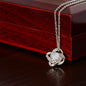 Enchanting Love Knot Necklace: Timeless Symbol of Love with Intricate Design | Perfect Gift for Special Occasions