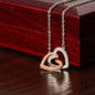 Interlocking Hearts Necklace - Symbol of Eternal Love | Perfect Gift for Special Occasions