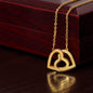 Interlocking Hearts Necklace - Symbol of Eternal Love | Perfect Gift for Special Occasions