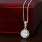 Infinite Radiance: Eternal Hope Necklace - Symbol of Timeless Optimism and Grace | Inspirational Gift for Unforgettable Moments