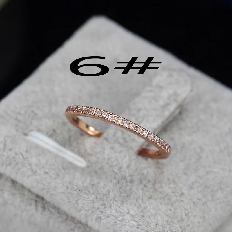 Exquisite Rose Gold Jewelry - Bracelet Ring