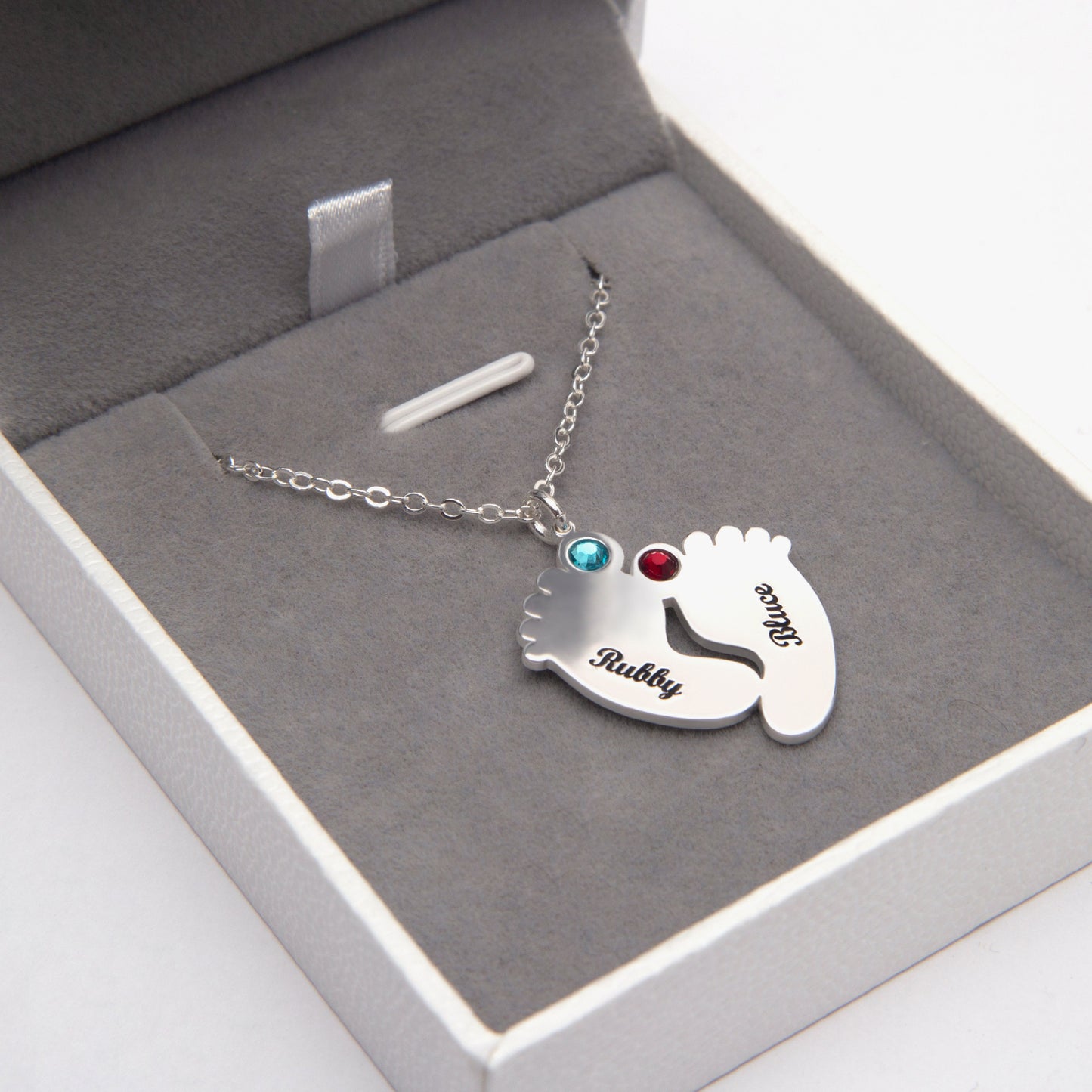Footprint Necklace