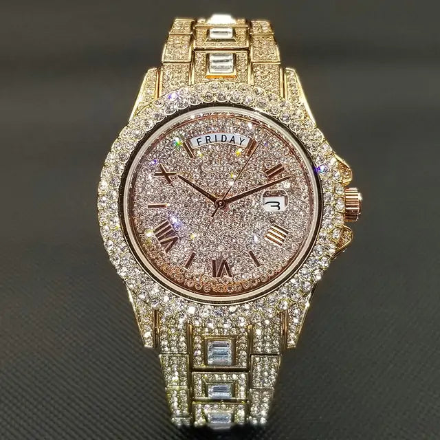 Men's Luxury Crystal Watch