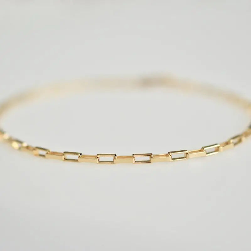Chain Bracelet Handmade Jewelry Gold Filled
