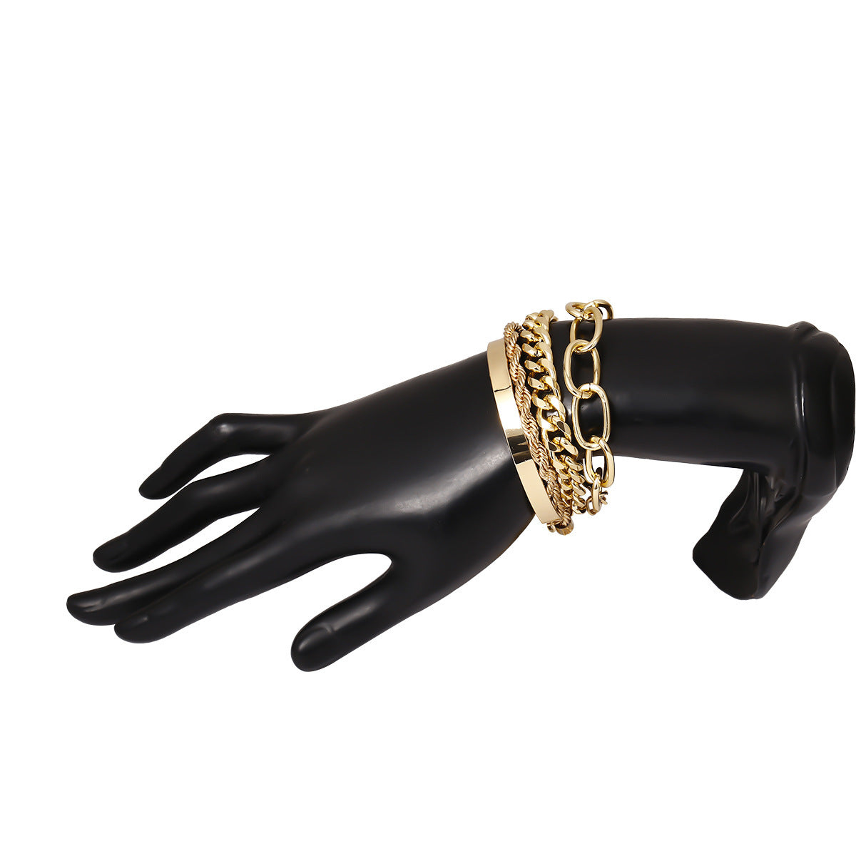 Twist Chain Exaggerated O-shaped Bracelet