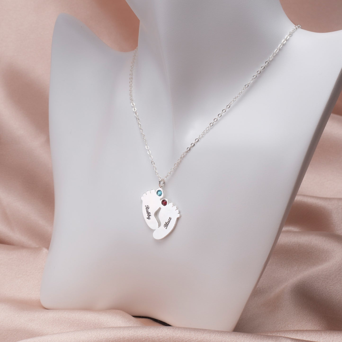Footprint Necklace